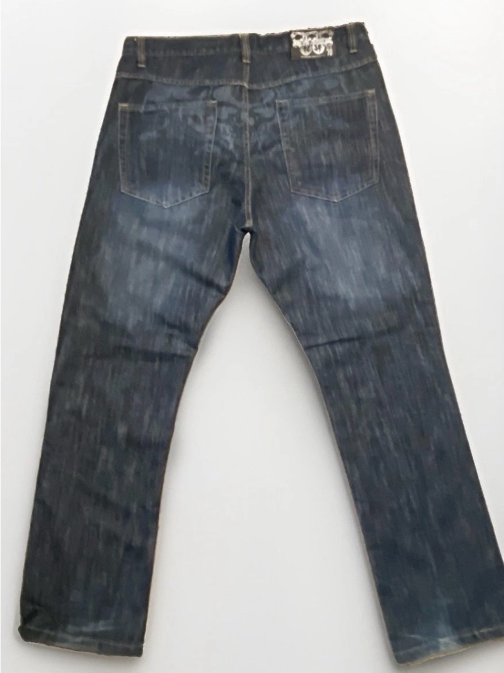Bklyn XPress Brooklyn Express Jeans Y2K Baggy Hip Hop Skater Skull Men's 36